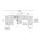 Sauder L-Desk, 58.74 in D X 29.25 in H, 59.06 in W X Engineered wood 430758 - alternate 4
